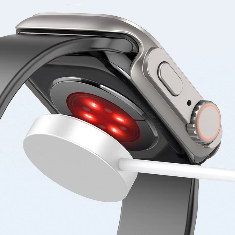 For Apple Watch 1-11 42/46/45mm Change To Ultra Cover Crown PC Protective Case - Image 3 of 4