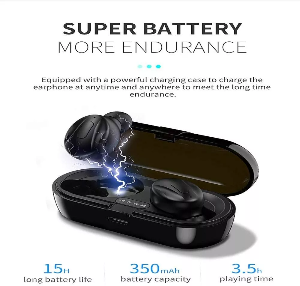 XIQWA XG 5.0 wireless Earbuds with Mic Deep Bass TWS sport