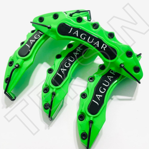 4Pcs Jaguar Caliper Cover Green 3D Brake Style Disc eBay