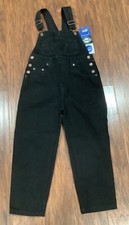 Vintage Jordache Overalls Y2k Black Denim Carpenter Loop 80's/ 90's Sz. L/6x
