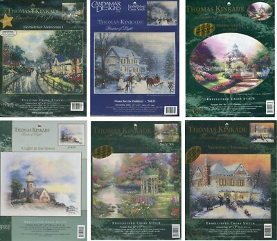 Thomas Kinkade cross stitch kits U-PICK 51063 50835 51163 51439 51306 53963 NEW