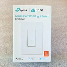 Kasa Smart Light Switch HS200 Single Pole 2.4GHz Wi-Fi App Control - NEW