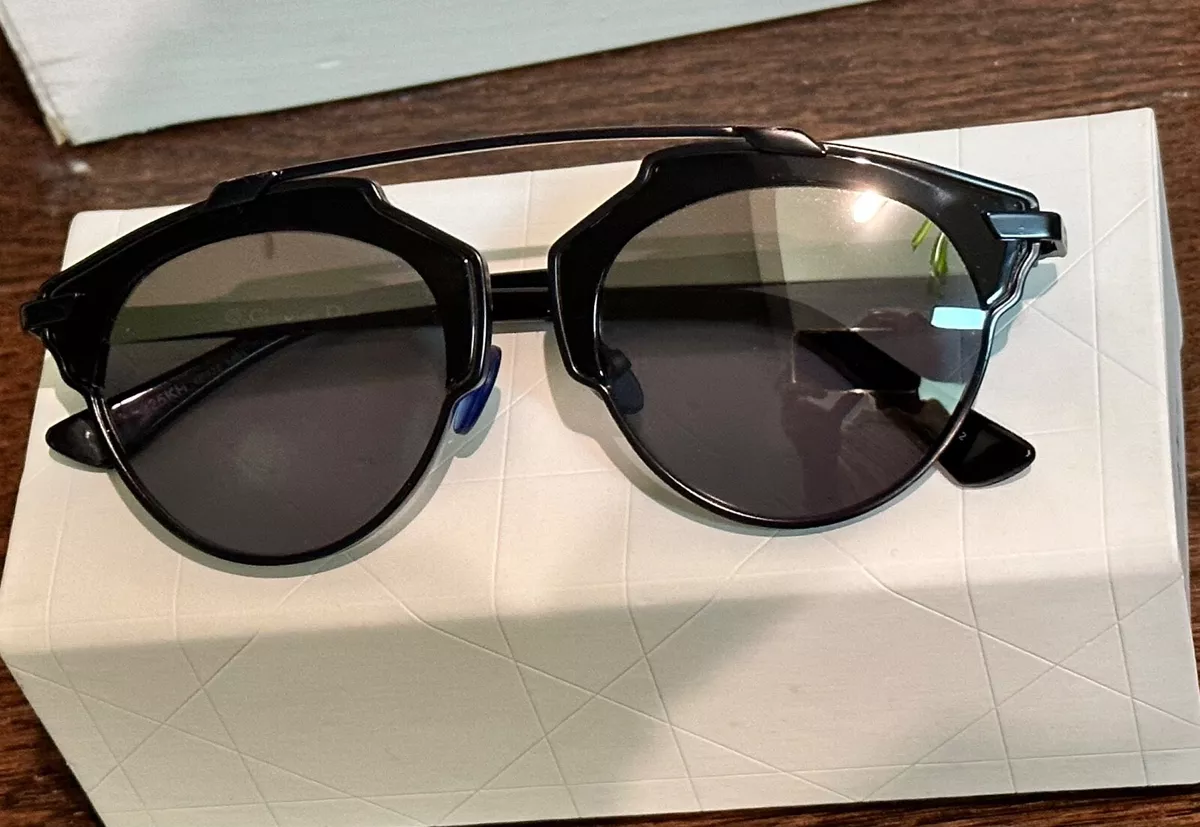 Christian Dior So Real Brow Bar Black Sunglasses