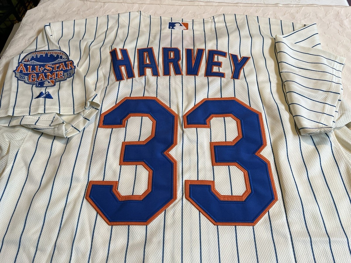 Authentic New York Mets Matt Harvey #33 Majestic Baseball Jersey