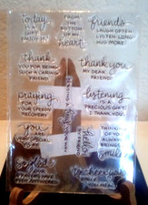 Rubber Stamp Sheet Inspiration Sayings