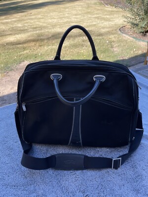 Tumi Laptop Bag Briefcase Ballistic Nylon Leather Trim Business Travel Commute
