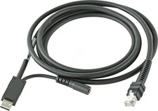 Zebra CBA-U42-S07PAR USB Data Transfer Cable - 7 ft for Barcode Scanner