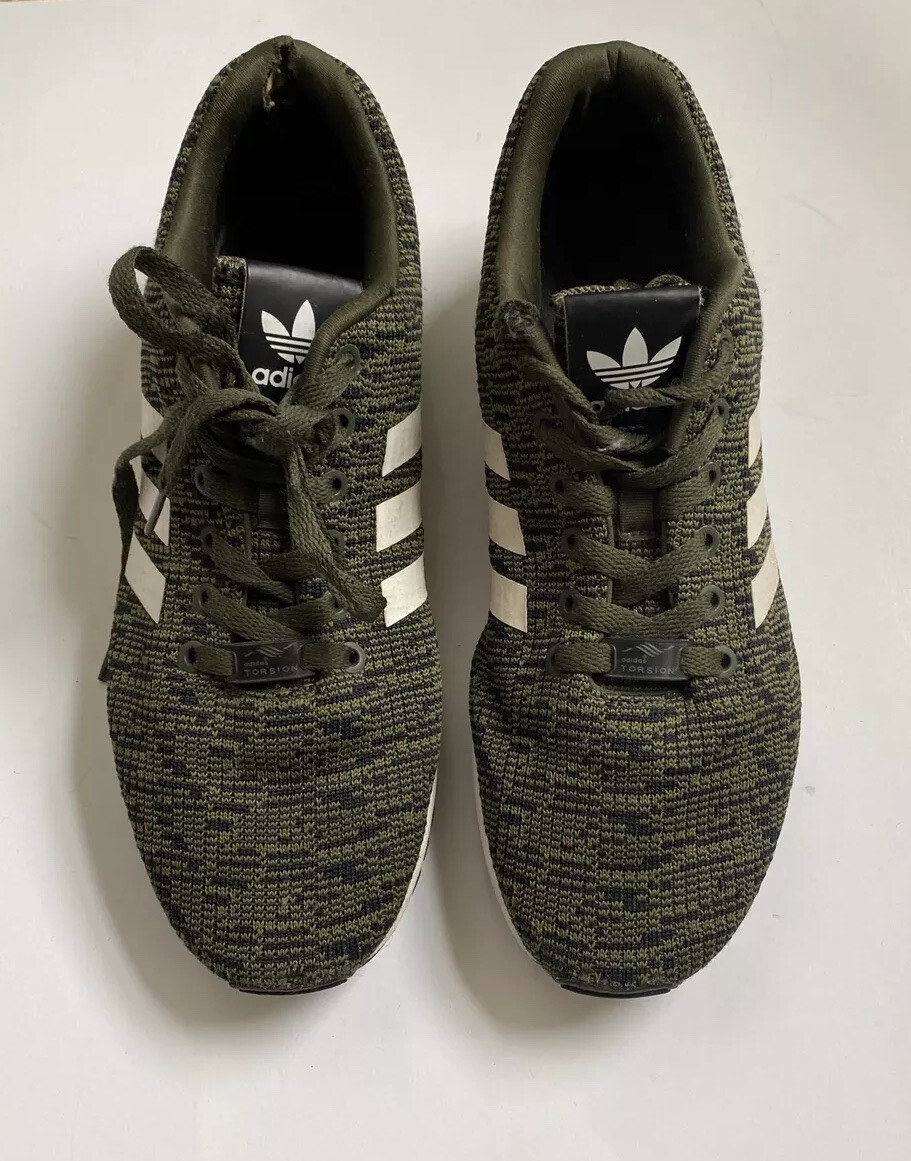 adidas ZX Flux Primeknit Men Green Black  2016 Sz 10 BB2165 adidas ZX Flux Primeknit Men Green Black 2016 Sz 10 BB2165  main image 2