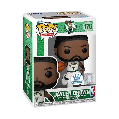 Funko Pop! NBA Boston Celtics - Jaylen Brown Exclusive White Jersey Figure #176