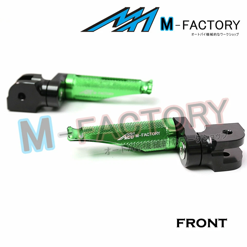 Fit Monster 600/620/oscuro todo el año CNC Shinobi estriberas delanteras ajustables Foto 4 de 4