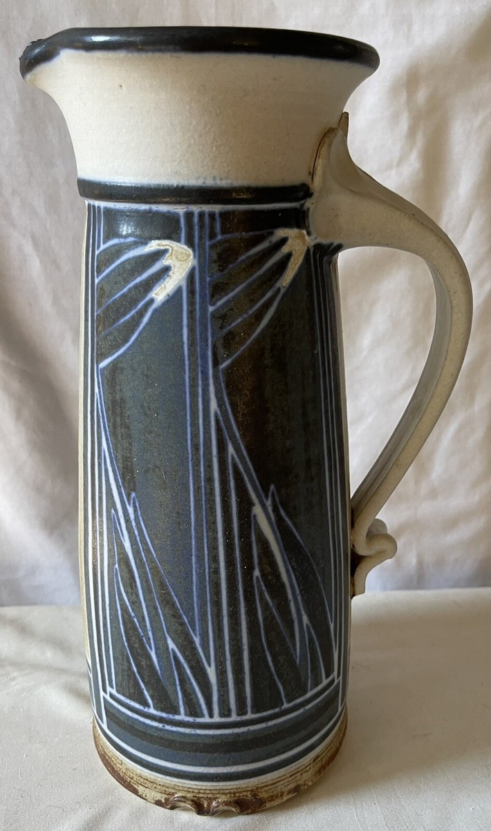 VINTAGE STUDIO POTTERY, SIGNED JIM STEWART, Utah Artist, Large