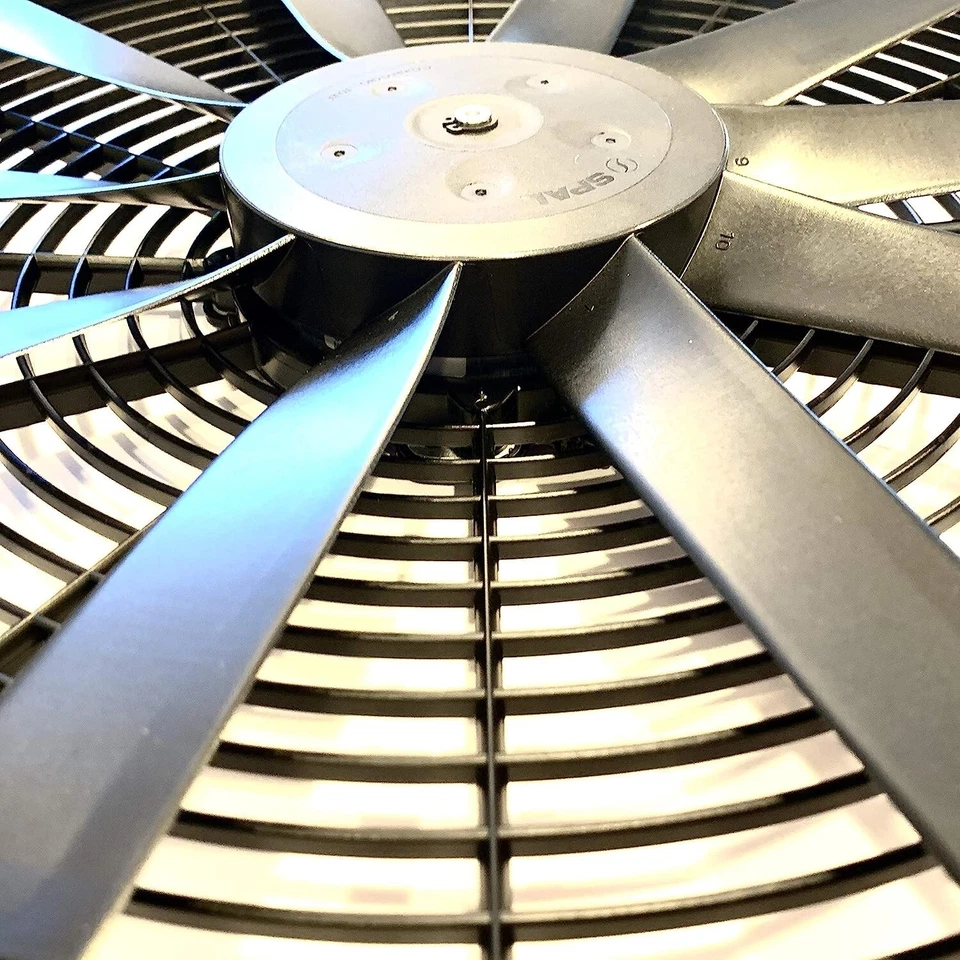 SPAL 30100401 16" 12V Pusher Fan Low Profile 1103 cfm VA18-AP10/C-41S - Изображение 3 из 4