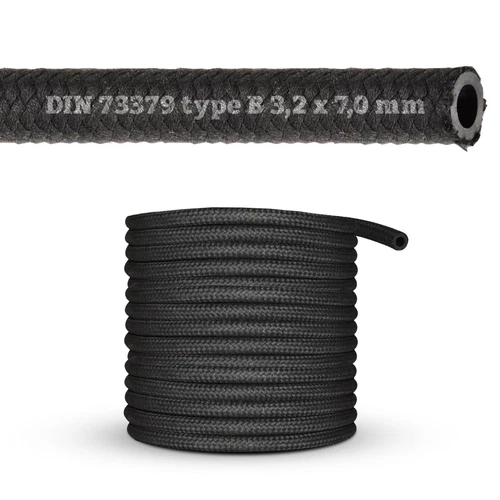 Ø 3.2 - 7.0 mm NBR fuel hose fuel hose diesel hose DIN 73379 B