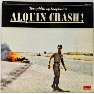 ALQUIN Crash! 1977 Holland press Polydor 2646 1001 VG+ 2-LP Netherlands Import