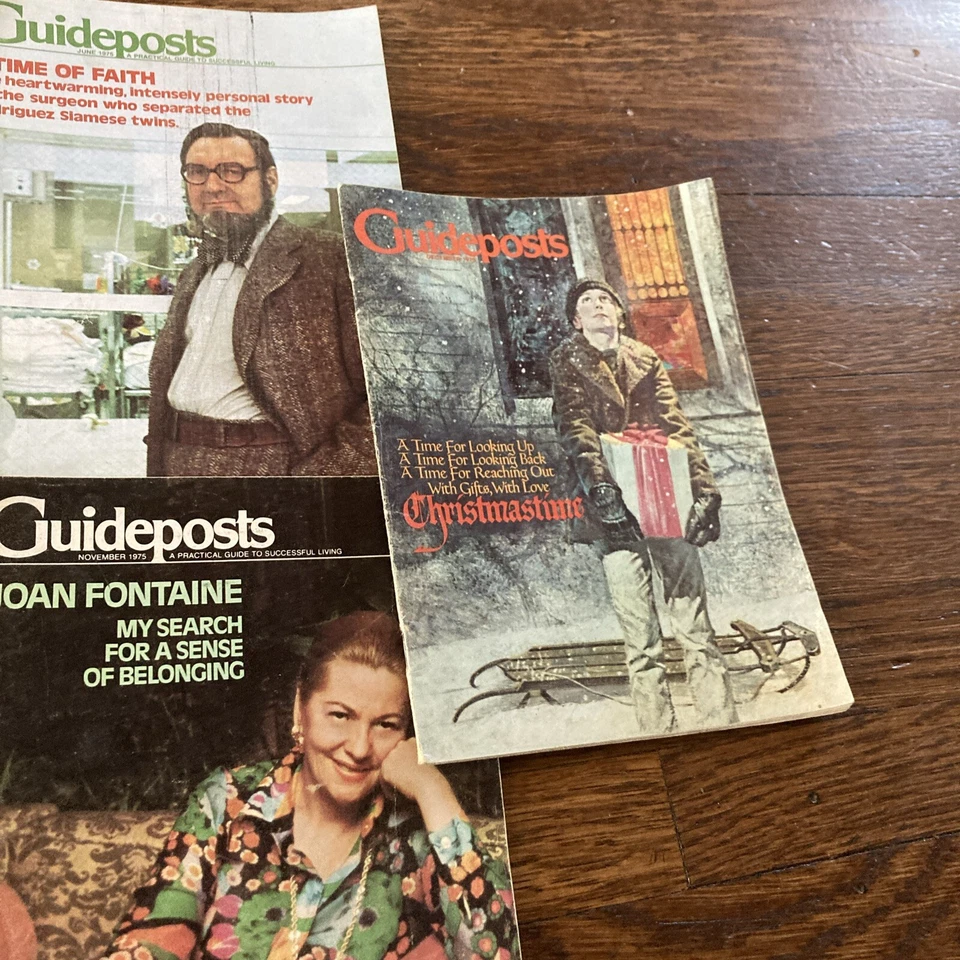 Vintage Guideposts Magazine 1975  Lot Of 9 Read Description - Image 4 of 4