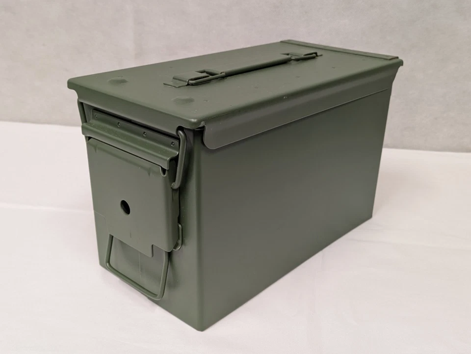 50 Cal Metal Ammo Box Military Storage Container Genuine Army M2A1 Can - NEW - Image 2 of 4