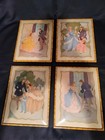 Set of Four 1942 Victorian Copr S. Colef Pictures — photo 1