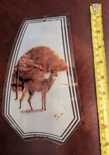 OK Lighting Young Buck Deer Doe Rack Lamp Glass Light Panel Replacement Pane