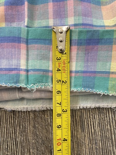 Vintage Mark Fore & Strike By Corbin Madras Plaid Golf Preppy Pants Talon 34x28 - Picture 17 of 22