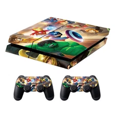 Fashion Vinyl Decals Sticker Skin Set for PS4 Playstation 4 Console & Controller