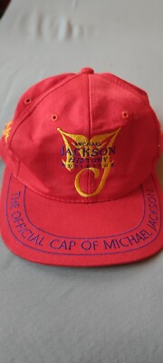 Michael Jackson Vintage Historische Tour 96/97 Cap Rot Original