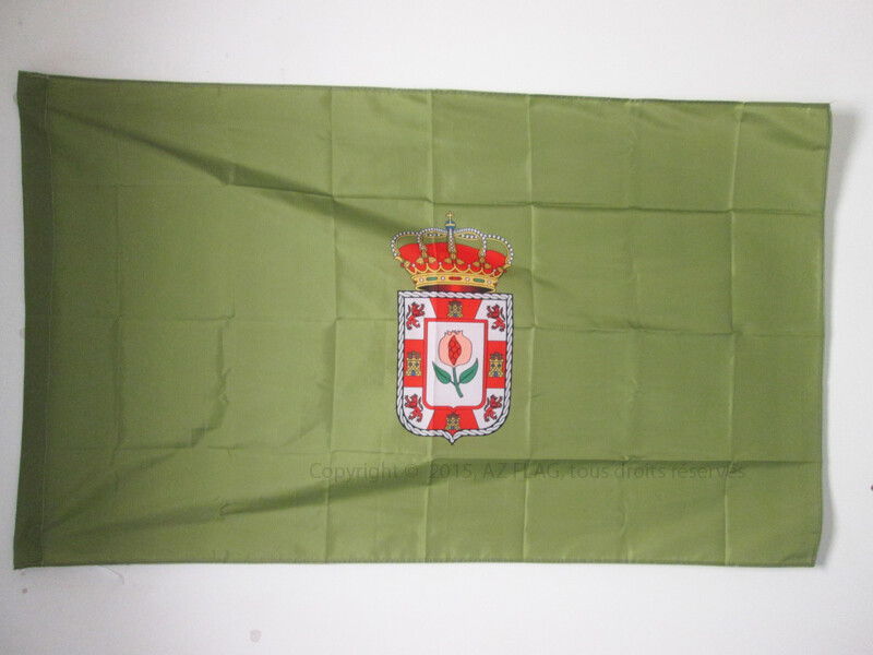 Grenade en Espagne drapeau 90 x 150 cm - Pavillon andalou grand format 150x90