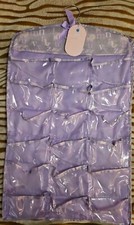 Girls Baby Purple Alphabet Safari Animals 36 Pocket Hanging Organizer New W Tags