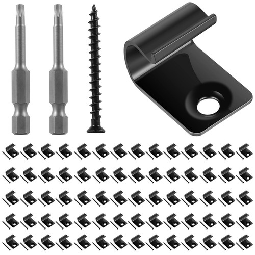 36/72 PCS Composite Decking Clips, Hidden Starter Fastener Board Clip√ - Picture 12 of 12