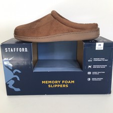 stafford memory foam slippers