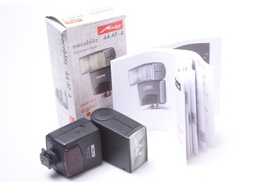   METZ MECABLITZ 44 AF-4 C DIGITAL FLASH COMPLETE FOR CANON E-TTL/HSS  *MINTY*