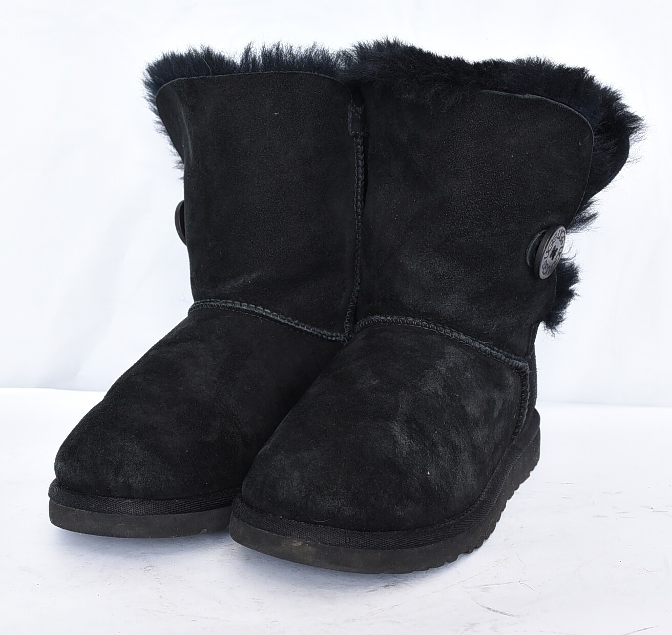 UGG AUSTRALIA Bailey Button Sheepskin Lined Suede… - image 1