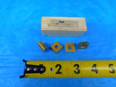 6PCS NEW AMERICAN HELLER 62SCO C6 TiN CARBIDE INSERTS FOR UNIDEX DRILL HEAD