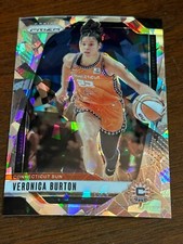 2024 Panini Prizm WNBA Veronica Burton Connecticut Sun Silver Cracked Ice #35