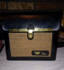 vintage ART DECO CAMERA CASE, "200 series" W/ STRAP beautiful, great condition 
