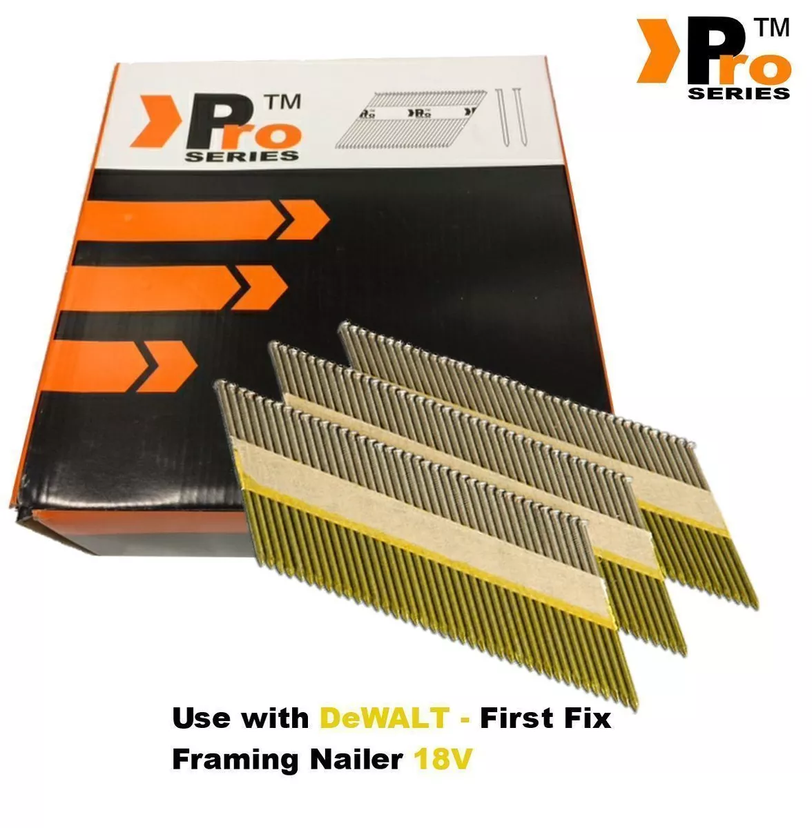 DEWALT 18v Cordless DCN692 Framing Nails Clipped D Head 2k nails 020