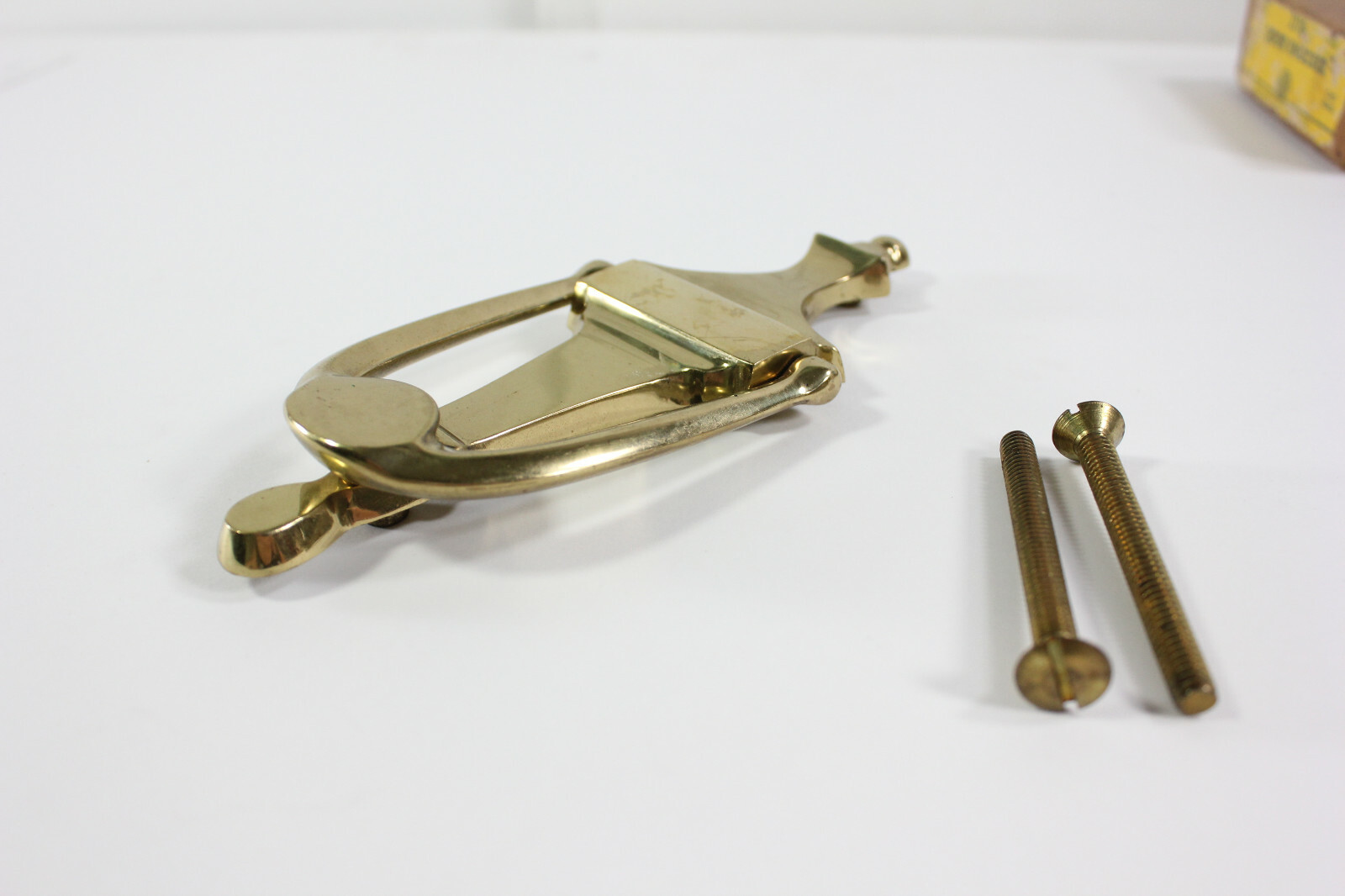 safe padlock door knocker 2110 vintage golden color eBay