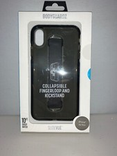 BodyGuardz Apple iPhone XS Max SlideVue Case - Smoke With Fingerloop/kickstand