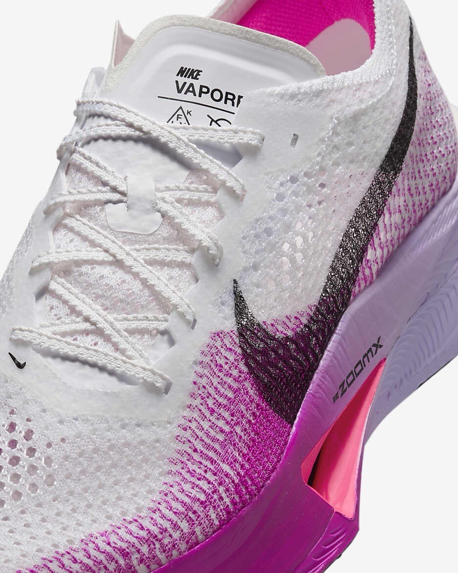 Nike Men\'s  ZoomX VaporFly Next% 3 White Vivid Purple DV4129-104 Size 12.5‎ Nike ZoomX Vaporfly Next% 3 White Vivid Purple DV4129-104  main image 2