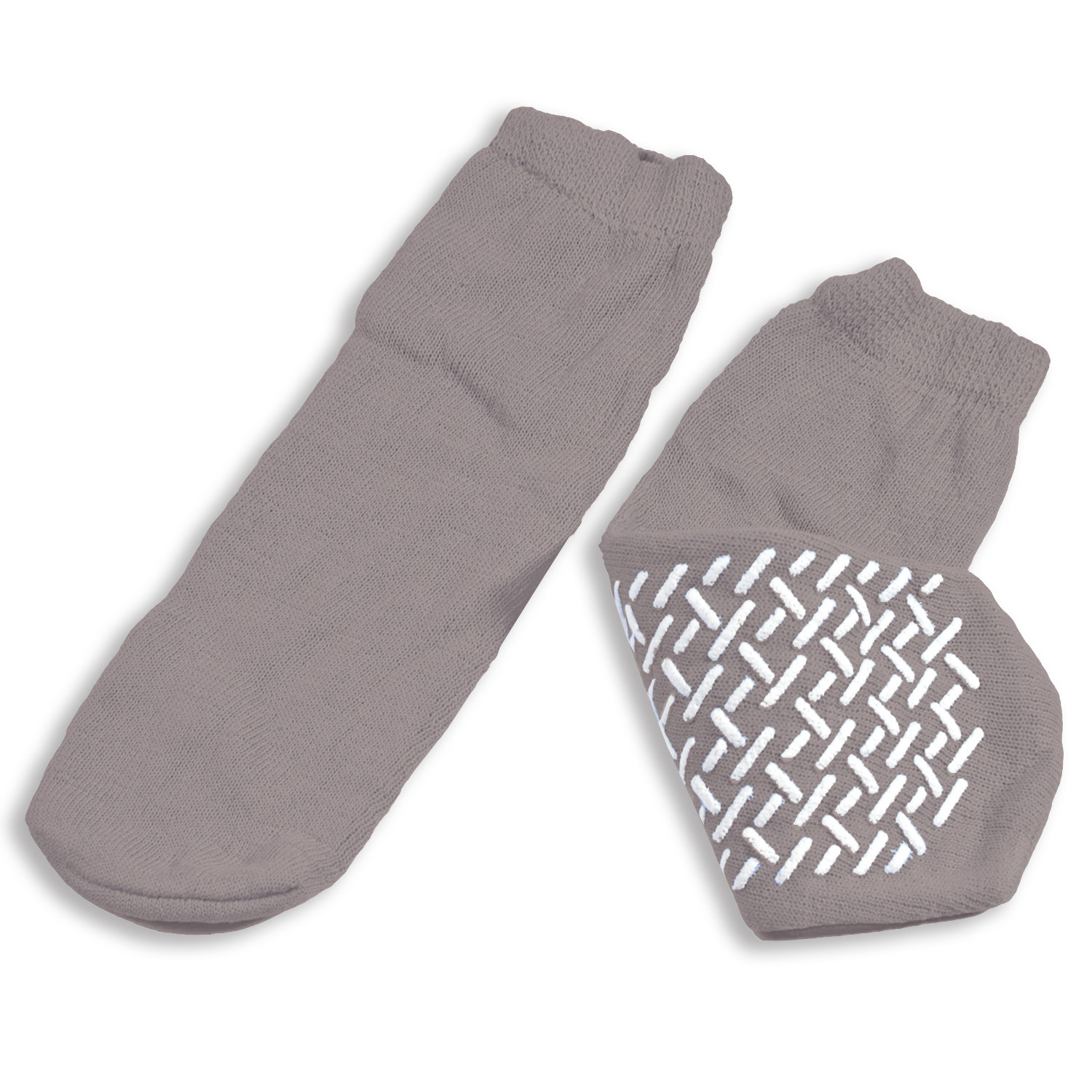 SAOLA Soft Sole Slipper Socks XXL Non Skid Hospital Travel Grey 2184 20%OFF &