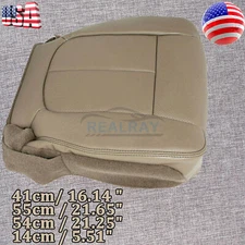 Driver Side Bottom Seat Cover For Ford F-150 Lariat XLT FX4 2004-2008 Tan