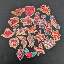 Tattoo Stickers, TattooDecals, American Traditional Style Stickers