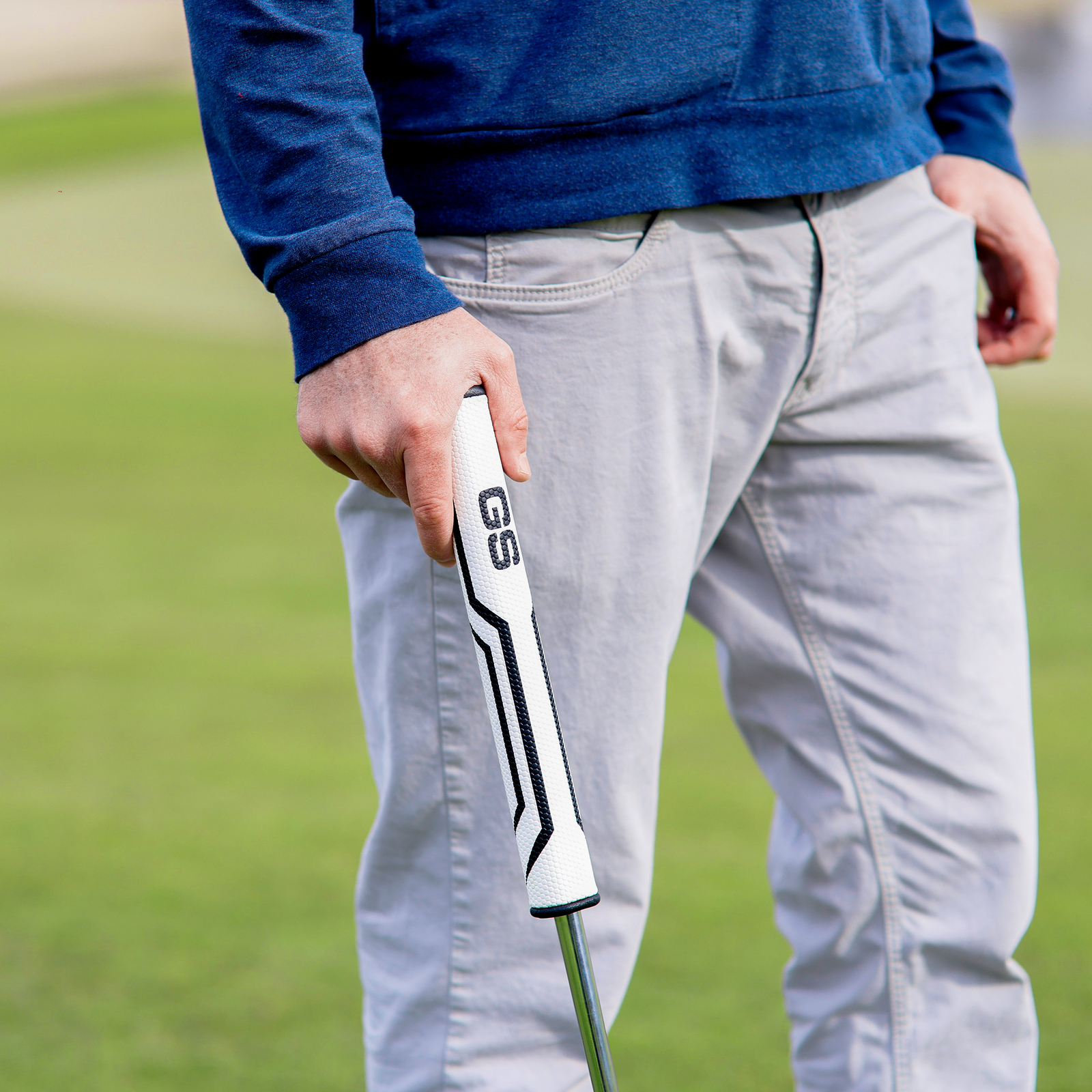 GoSports GS1 Tour 34&acirc; Right Hand Golf Putter &acirc; Oversized Fat Grip