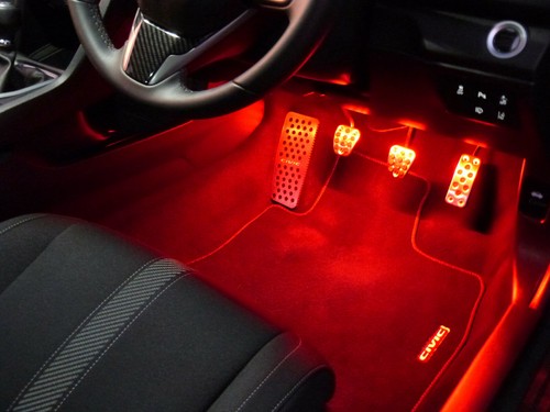 Honda Civic MK 7 8 9 10 Sport Plus EX SE SR S Prestige Footwell LED Lighting Kit - Picture 3 of 23
