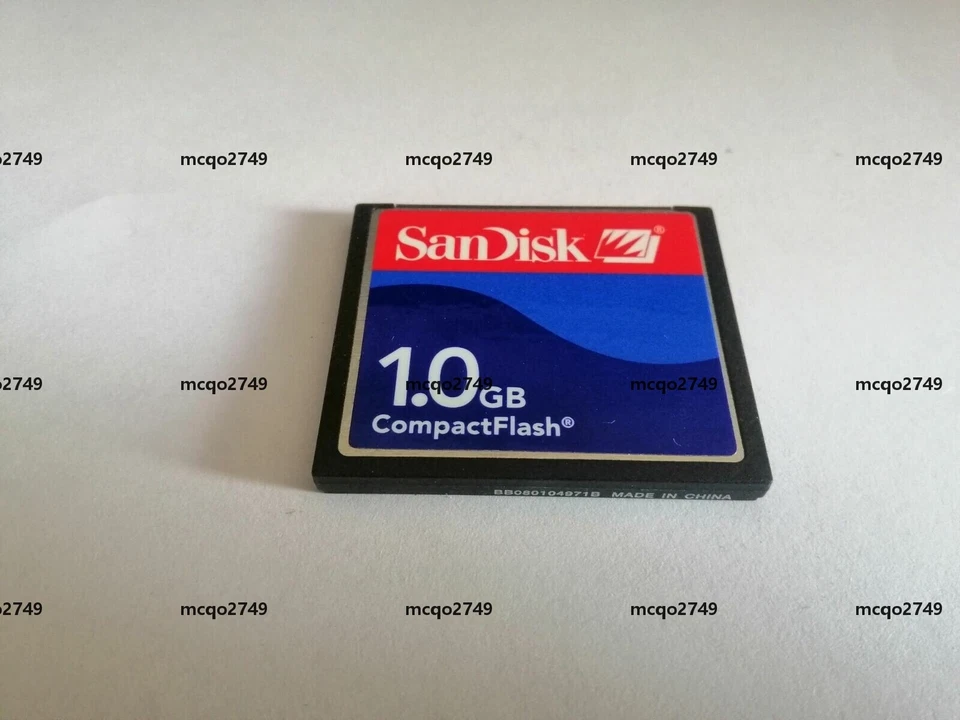 sandisk  1GB  CF Memory CARD compact flash card SDCFJ/SDCFB - Image 2 of 3