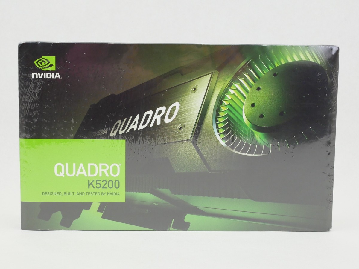 PNY Nvidia Quadro K5200 8GB 2xDVI 2x DP PCIE x16 VCQK5200-PB | eBay