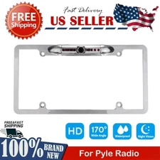 Backup Camera Rearview License Plate Frame Universal for Pyle Car Radio