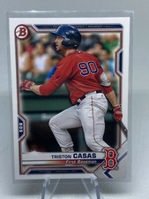 2021 Bowman Prospects Paper Base #BP-84 Triston Casas - Boston Red Sox 
