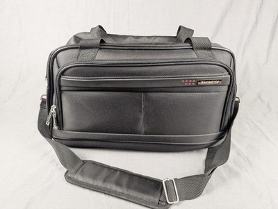 Samsonite Business Laptop Briefcase Messenger Bag Black Ballistic Nylon