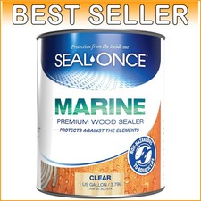 Ultra-Low VOC 1 Gallon Wood Sealer for Docks, Decks  Marine Applications