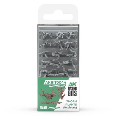 AK Interactive Basing Bits 28mm/32mm Wargame Scenery Thorn Plants Vines 18pcs